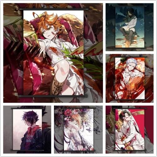 Diamond Embroidery Diamond Painting Promise Neverland Anime DIY Diamond Inlaid Mosaic Art Paris Craft Home Decoration