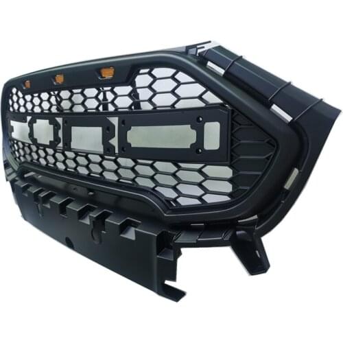 Car Auto Body Parts Perfect Fitment Front Bumper Grille For Ford Ecosport 2018 2019(Matte Black)Racing Grill F150 Style
