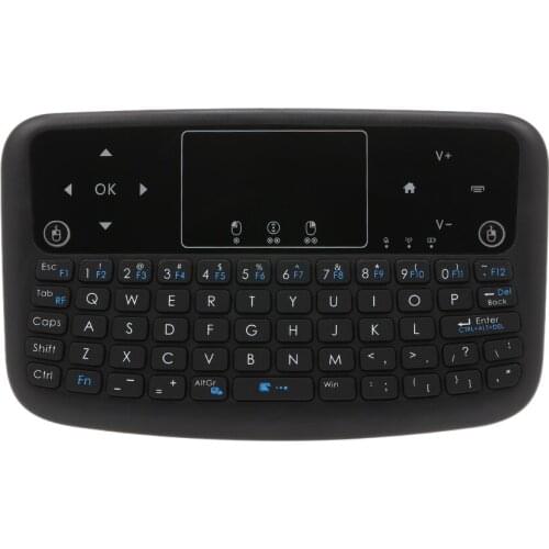 A36 Mini 2.4GHz Wireless Keyboard Air Mouse Remote Control Rechargeable Touchpad Keyboard For Android TV Box PC PS3 Smart TV