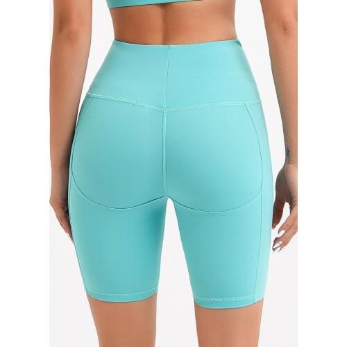 Seamless Fitness Shorts Women High Waist Yoga Pants GYM Wear Running Pantalons Femme Push Up Leggings Solid Active Sportwear
