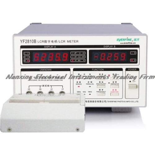 Fast arrival Everfine YF2810B LCR METER 100Hz, 1KHz, 10KHz