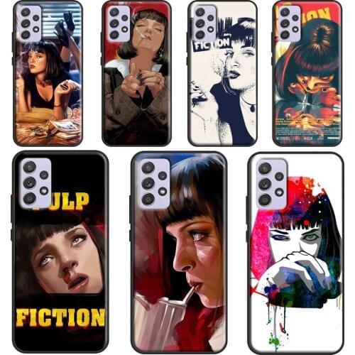 Mia Pulp Fiction Case For Samsung A72 A52 A42 A32 A12 A70 A50 A40 A30 A10 A20 S A11 A41 A51 A71 A21S Cover
