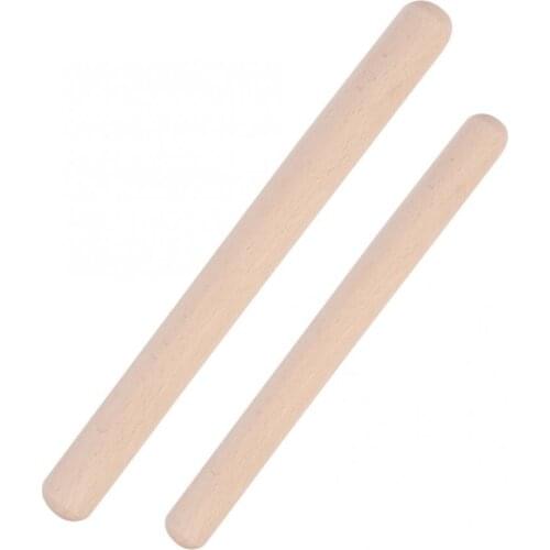 Wooden Rolling Pin Solid Embossing Rolling Pin Cake Pastry Pizza Rolling Pin Baking Tool Household Kitchen Utensils