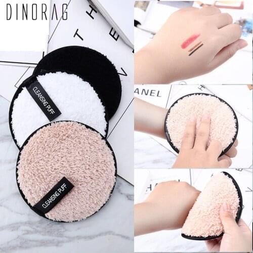 Dinorag Makeup Remover puff Microfiber Cloth Pads Remover Magical Towel Face Cleansing Makeup Women promotes health dropshiop