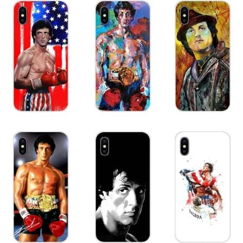 For Huawei Nova 2 3 2i 3i Y6 Y7 Y9 Prime Pro GR3 GR5 2017 2018 2019 Y5II Y6II rocky balboa boxing figurec Cell Phone Shell Cases