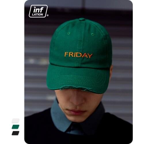 INFLATION Embroidery Baseball Cap For Men Women Summer Outdoor Sun Hats Men Multicolors Ripped Hip Hop Snapback Hat 330CI2021