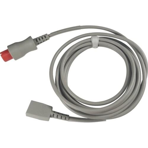 Invasive Blood Pressure Cable IBP Transducer Adapter Cable 6 Pin To Utah For Spacelabs Mindray Goldway Patient Monitor