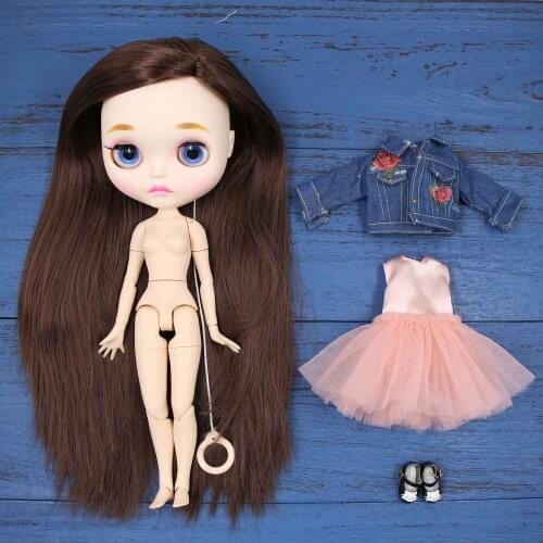 ICY DBS Blyth Doll bjd combination doll with clothes shoes or new face 1/6 bjd 30cm toy