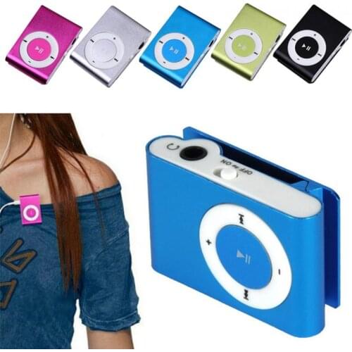 Mini MP3 Player Music Media Mini Clip Support Micro SD TF Card Stylish Design Fashionable Portable Mini USB MP3 Player Walkman