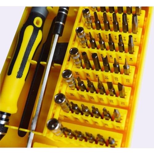 PARON 45in1 Precision Screwdriver Set Bit Holder Quick Release Small Socket Tools Electronic Magnetic Cell Phone Smartphone