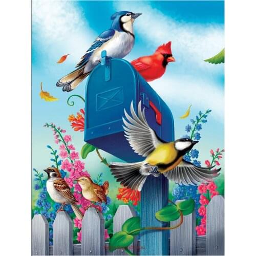 Embroidery Counted Cross Stitch Kits Needlework - Crafts 14 ct DMC Color DIY Arts Handmade Decor - Mailbox Guardian