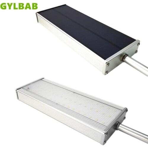 Gylbab 800lm Led Solar wall Light Outdoor Waterproof sensor 900lm radar 48 leds 4 Four Modes Lamp all in one aluminium
