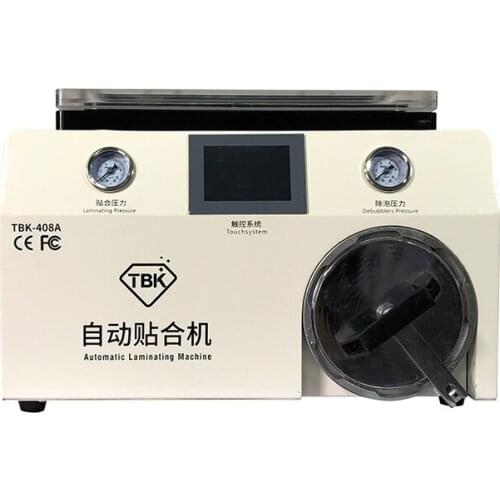 Newest version 15INCH TBK-408A Mobile Phone LCD Laminator Machine with Transparent Cover and Autoclave Bubble Remover