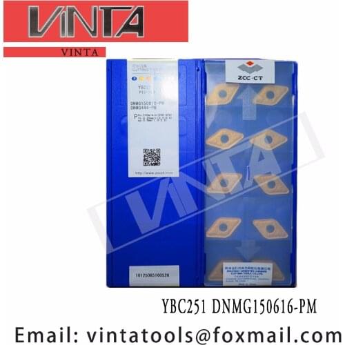 Free shipping high quality 10pcs/lots YBC251 DNMG150616-PM cnc carbide turning inserts