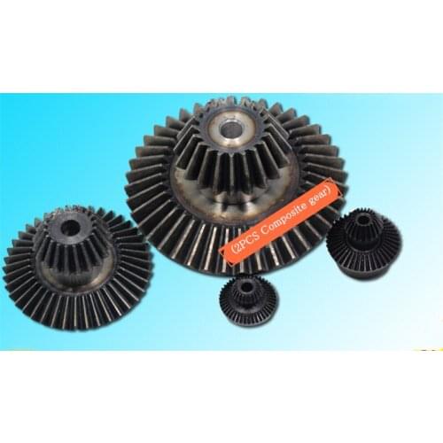 Precision Bevel gear 0.8 1.2 1.7 2.5 2.7 3 3.2M Modulus Gear 1:1.5/1:2 90 degree Transmission Gear (2PCS Composite gear)