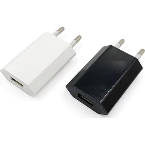 EU/US Plug USB Charger 5V 1A AC Wall USB Home Travel Power Adapter For Apple For IPhone For Android Phone Charger