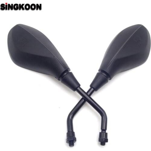 Universal Motorcycle Side Mirror Rear View Mirrors Black retrovisor moto FOR rsv4 cf moto motor spiegels benelli tnt 25 xmax 400