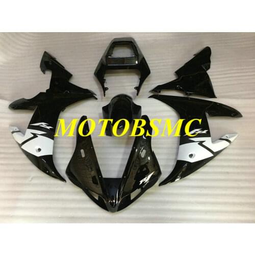Hi-Grade Motorcycle Fairing Kit for YZFR1 02 03 YZF R1 2002 2003 YZF1000 ABS Gloss Black Bodywork+Gifts YF60