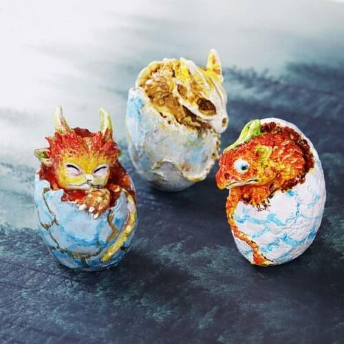 Dragon Egg Epoxy Resin Mold Jewelry Pendant Silicone Mould DIY Crafts Ornaments Decorations Casting Tool