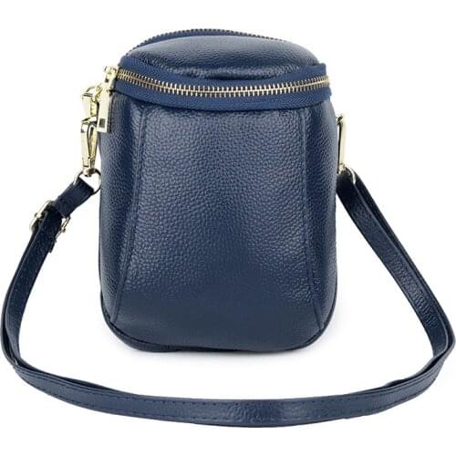 Genuine Leather Women Mobile Phone Bag Ladies Messenger Bag 2020 Bolsas Feminina Softness Mini Bag for Woman Small Shoulder Bag
