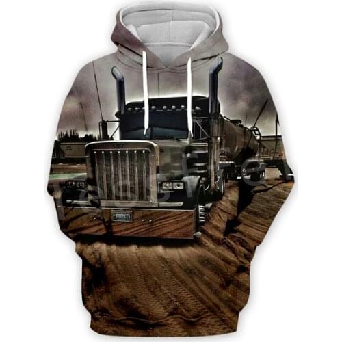 Tessffel Truck Trucker Driver Pullover Tracksuit New Fashion Crewneck MenWomen 3D printed Sweatshirts/Hoodies/Zipper/jacket S-7