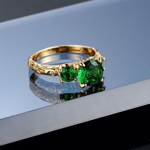 Crystal Female Big Black Stone Ring Luxury Silver Color Solitaire Engagement Ring Vintage Wedding Rings For Women