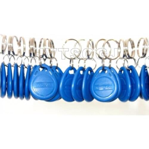 100pcs RFID EM4305 125KHZ frequency access id card writable write copy code key tag keyfobs Free shipping