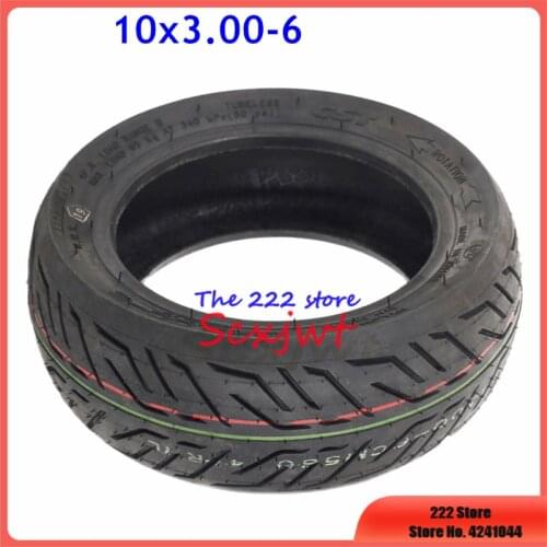 10x3 Inch 10x3.00-6 Electric Scooter Tubeless Vacuum Tire 10*3.0 Scooter Vacuum Tyre 10 Inch Widening and Thickening Tire