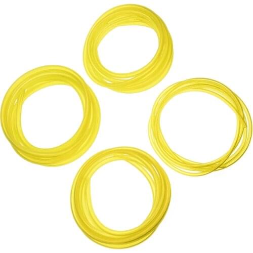 4PCS 4 Sizes Fuel Line Hose Gas Pipe Tubing For Trimmer Chainsaw Blower Tools Gas Oil Pipe Tube For Mini Moto Dirt Bike Green Re