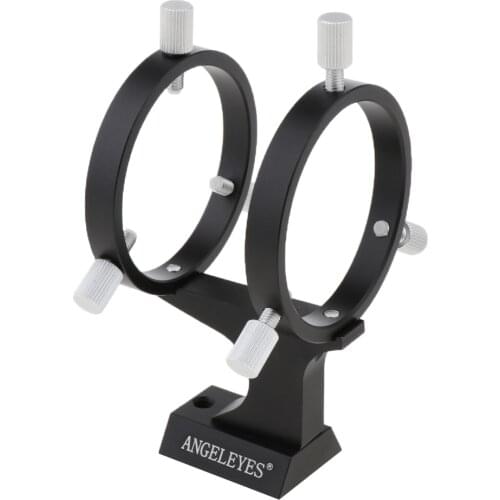 7x50mm Finderscope Mounting Bracket for Astronomy Telescope, Black, Durable