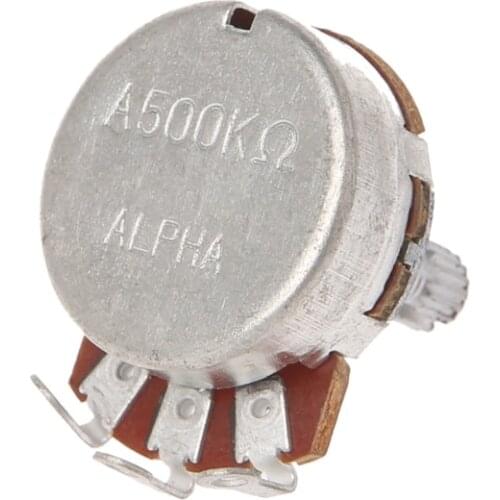 A500K OHM Audio POTS Potentiometer 24mm Base Replace for Electric Guitar high quality