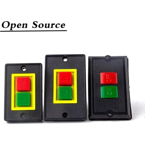 AC 380V 2KW I/O on Off Start Stop Push Button Switch 6 Screw Terminals QCS1 KAO-5K