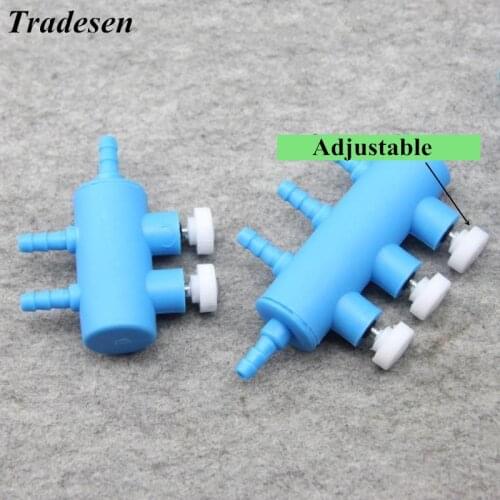 Aquarium Air Flow Control Valve Distributor Splitter Fish Tank Air Pump Accessories For Air Hose Pipe Hose Split-flow Connector