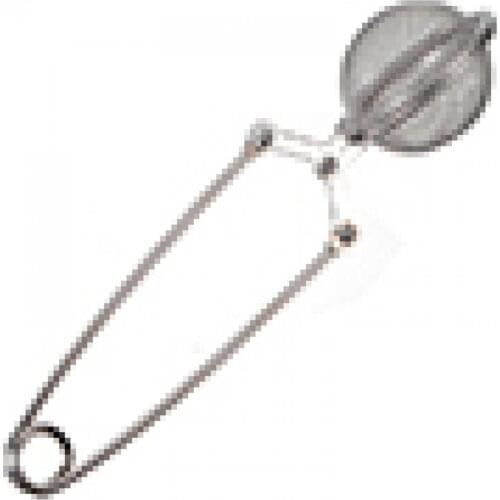 Mesh Ball Tea Strainer Stainless Steel Tea Leaves Filter Locking Tea Filter Spice Strainer Squeeze Locking Spoon