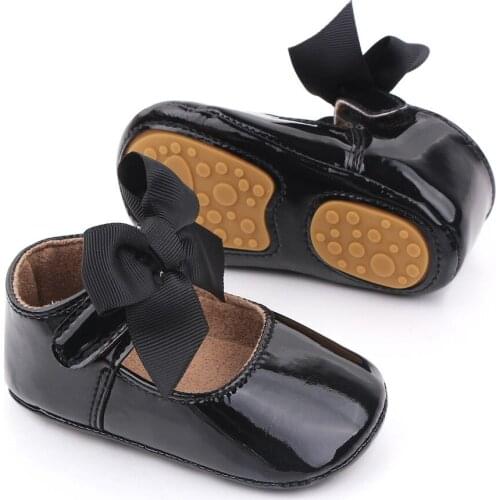 Newborn Infant Baby Girls Shoes Autumn New Prewalker Non-slip Hollow Princess Summer PU Leather Shoes 0-18M