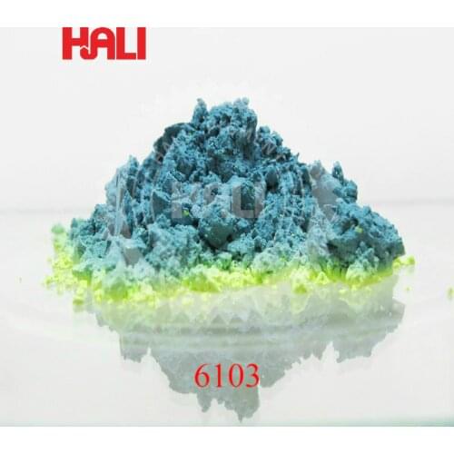 Sell color to color thermochromic pigment,temperature color changing pigment,thermochromic powder,31C green to yellow,1 lot=10g