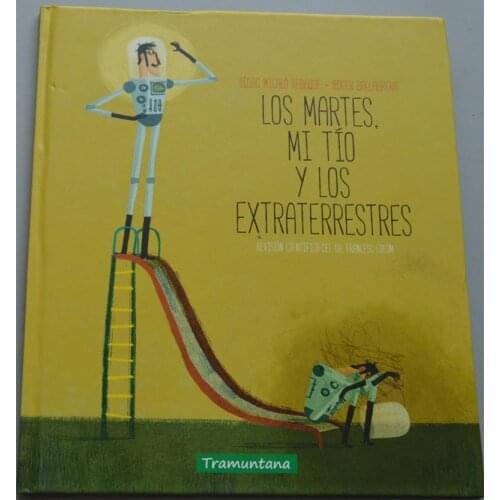 Child Kids Youth Spanish Book Carhildhood Education Enlightenment Alien Story Learning Reading Hardcover Book Age 6 up