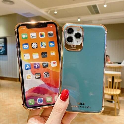 Electroplated Phone Case For HONOR 30 30S 20 20PRO 30LITE X10 X10MAX 8X 9X V30 Shockproof Protective Back Cover Case Soft TPU