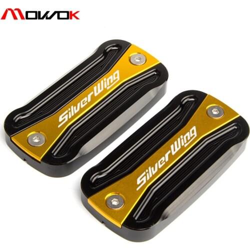 CNC Brake Resevoir Cap For Honda FCS600 Silverwing FCS 600 Silver Wing 2001-2009 2010 2011 Motorcycle Tank Cap Cover