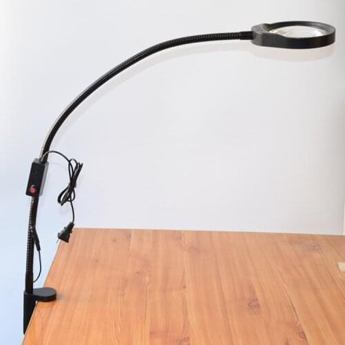 Pdok PD-032AL folder type magnifier with LED multi-function welding repair desk lamp