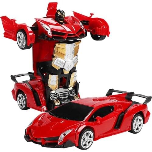 RC Car Robot Induction Transformation Car Robot Electric Deformation Music Gesture Remote Control Toy Car For Boy