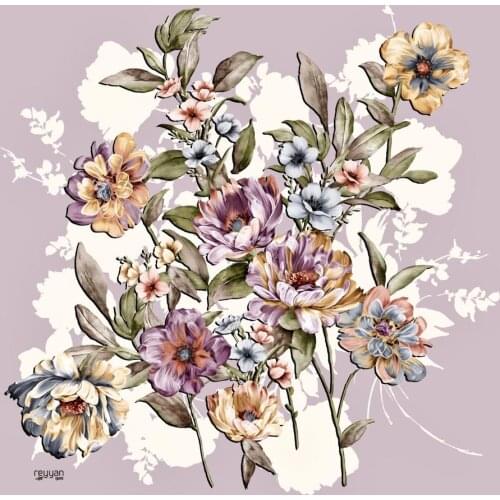 REYYAN SILK TEXTURED OYALIK WRITING PATTERN-16293-RENK-20