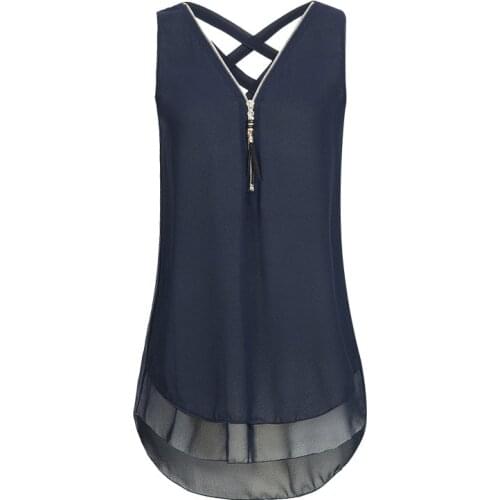 SINFEEL Sleeveless Blouses