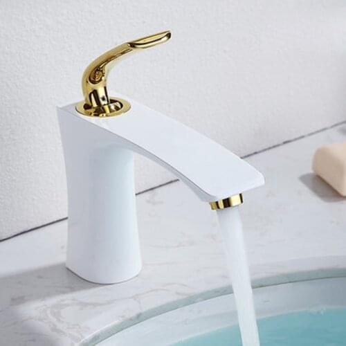 Basin Faucets Bath Water Basin Mixer Tap Bathroom Faucet Hot and Cold Chrome-plated Brass Toilet Sink Water Crane Gold Mixer