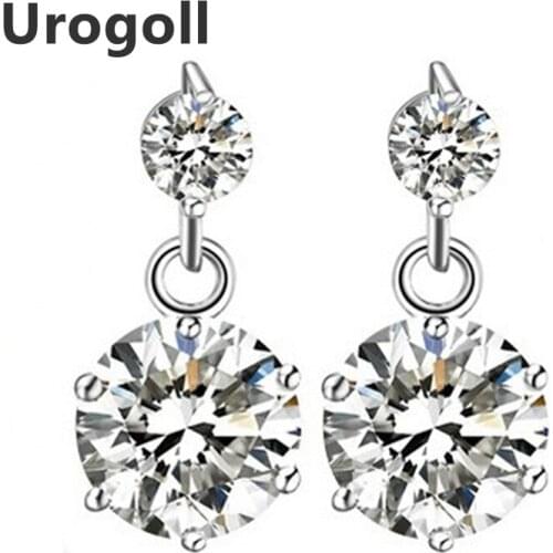 100% Real Genuine 925 Sterling Earrings Jewelry Solid 925 Silver Drop Dangle Earrings For Women Luxury Fine Jewelry Gifts