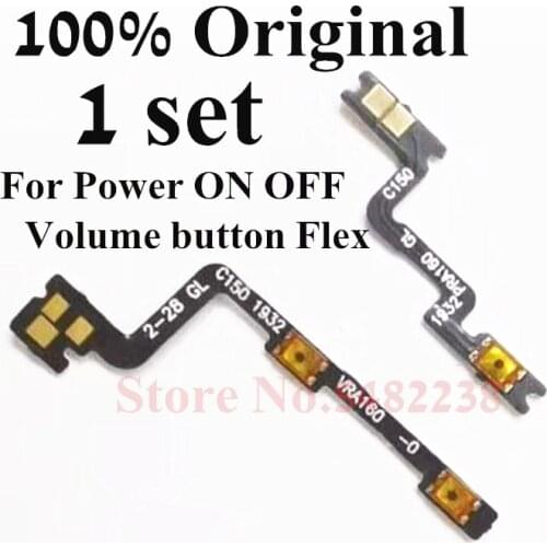 10set Original Power ON OFF Volume buttons Flex For OPPO Realme 5 pro Power Switch Audio+- side key Connector Replacement parts