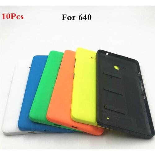 10Pcs/lot New Battery Door Back Cover Housing Case For Nokia Microsoft Lumia 640 With Power Volume Buttons Multi color