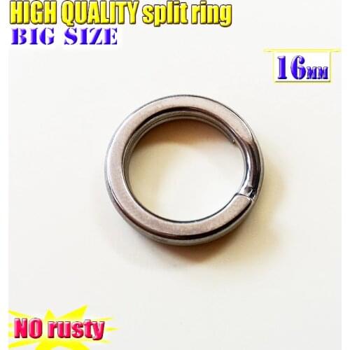 2018 new fishing split rings high quality not rusty stainless steel polishing technology 200pcs/lot
