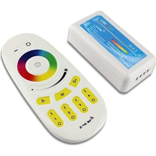 4 Zone WIFI DC12V-24V Flexible RGB Multi Zone Rainbow Color Wireless Remote 2.4G RF Milight LED Controller