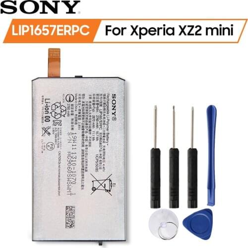 Original SONY Battery LIP1657ERPC For SONY Xperia XZ2 mini 2870mAh Authentic Phone Replace Battery